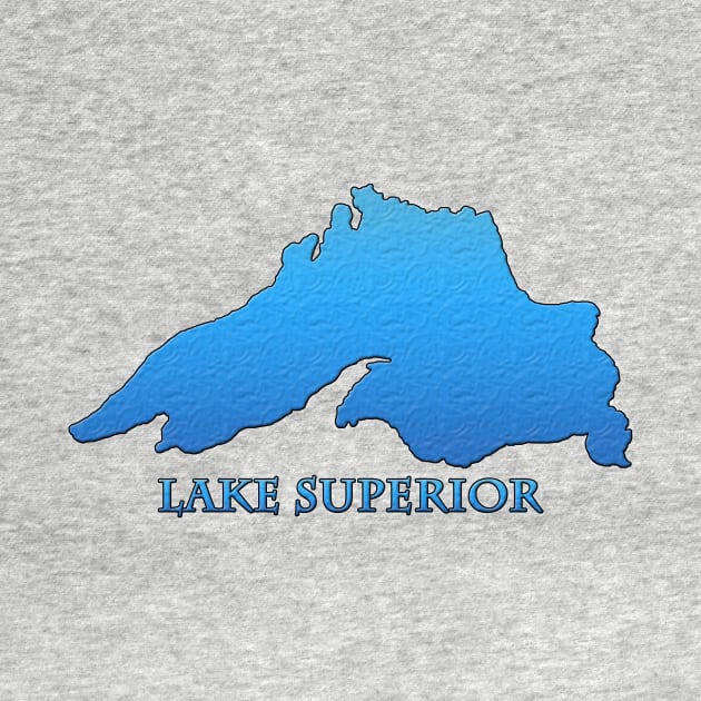 Great Lakes Lake Superior Outline by gorff